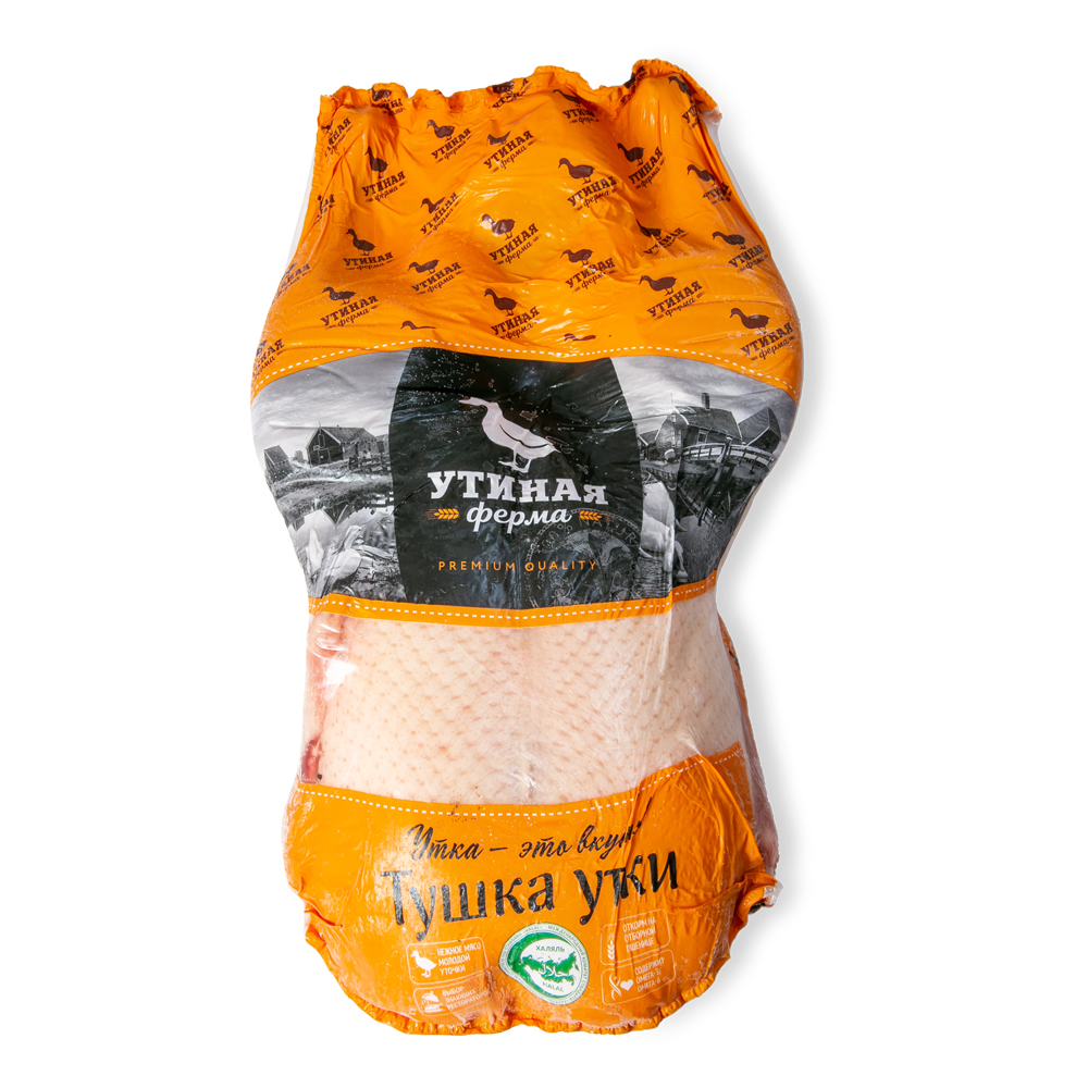 Тушка утки потрошеная 1 сорт, зам., пакет (В) Русское поле