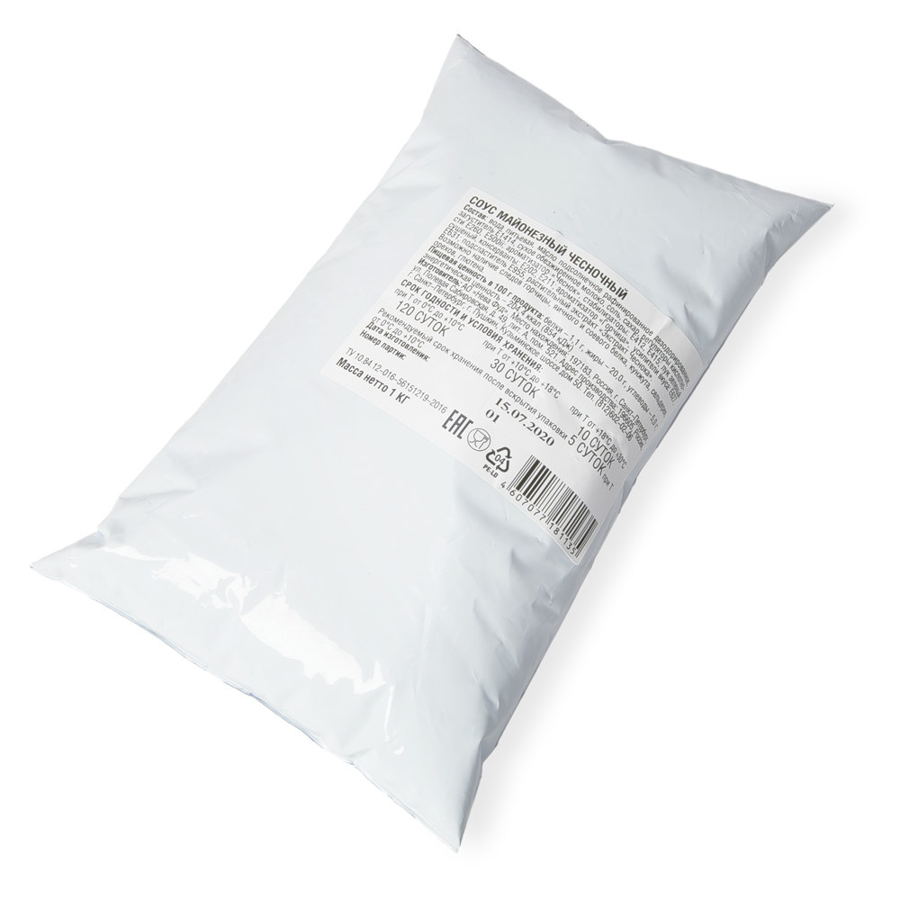 Соус Пикантье майонезный Чесночный балк 1кг