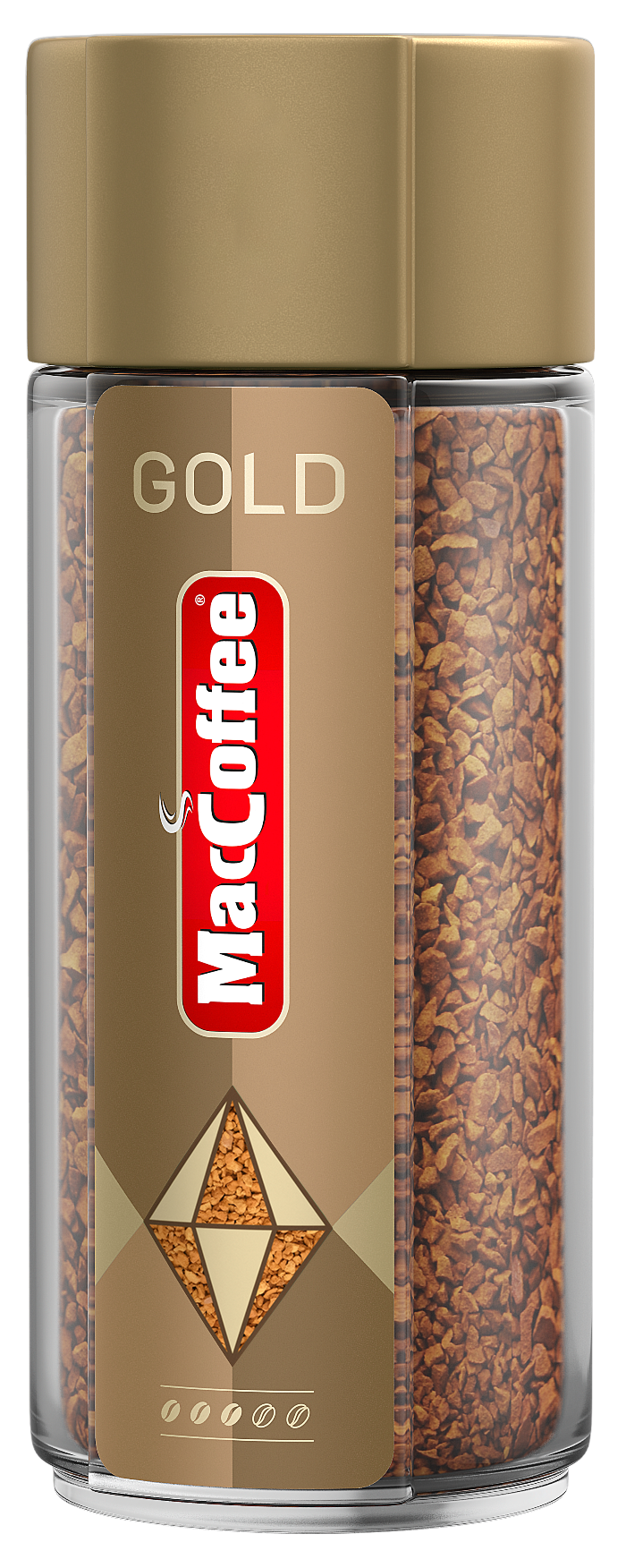 Кофе MacCoffеe GOLD натур.раствор.субл. ст/б 100г*6шт