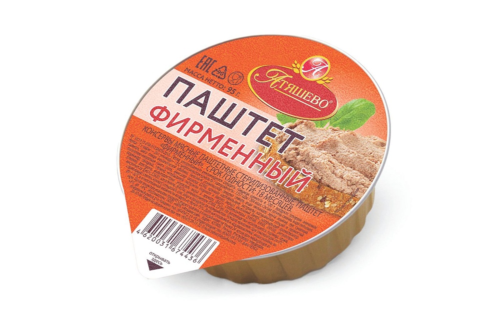 Паштет Фирменный 0,095 кг(А)