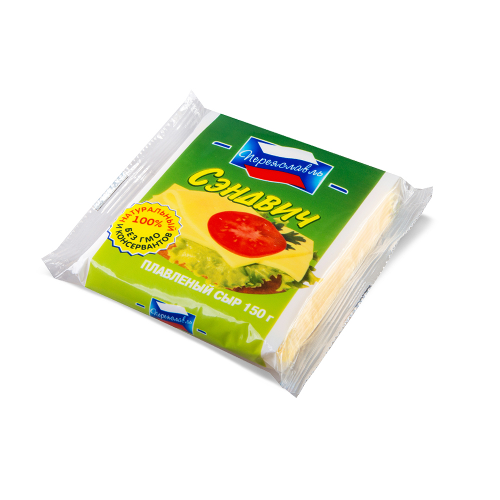 Сыр плавленый РЗПС ломтики Сэндвич 25% ф/п 150 г