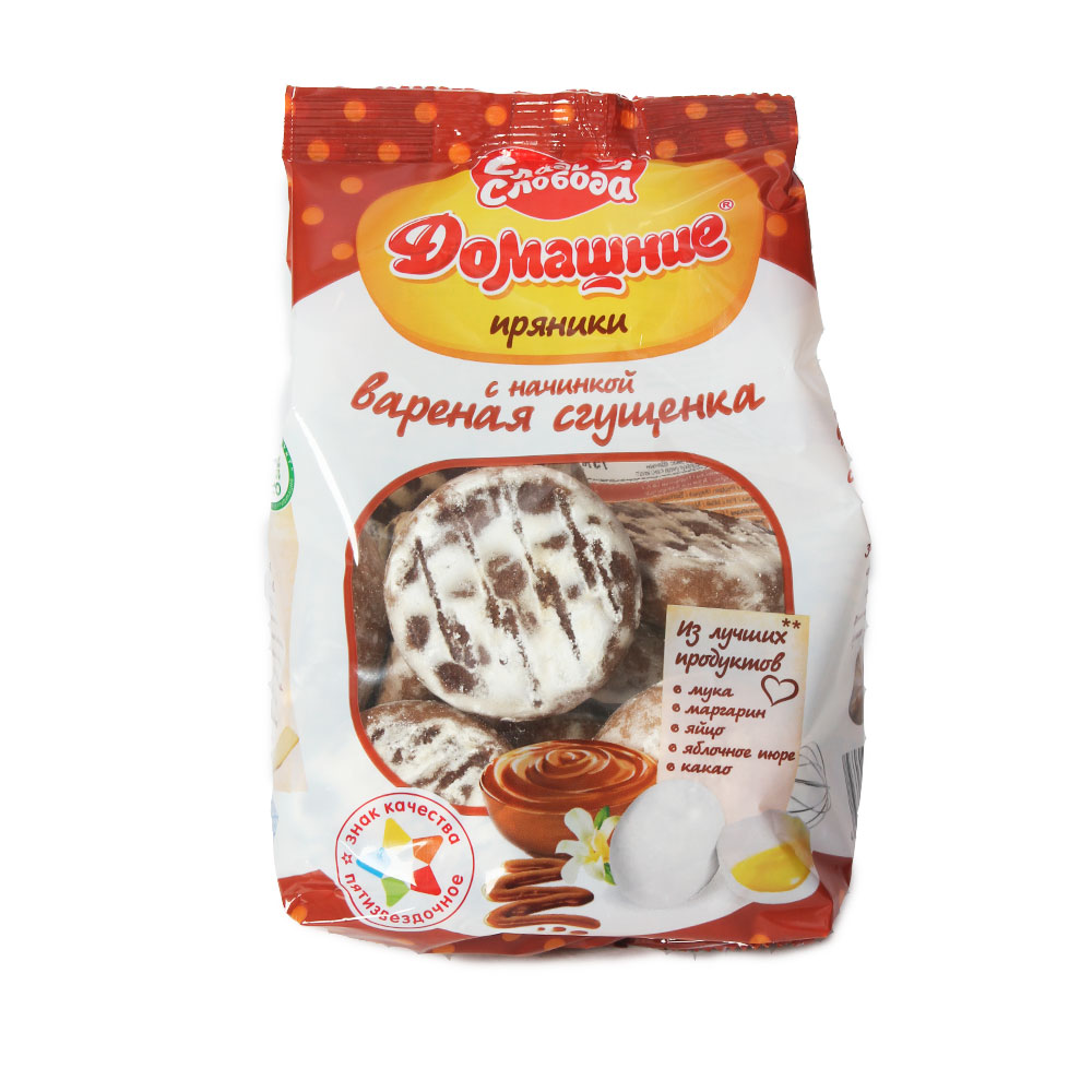 Пряники Сладкая Слобода Домашние С начинкой Вареная Сгущенка 300 гр