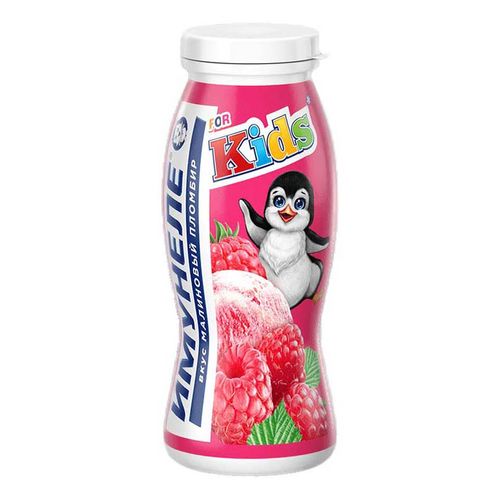 Напиток Имунеле Кидс 1,5 % 100г Малиновый пломбир (24шт) СТ