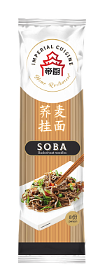 Лапша гречневая СОБА ТМ "Imperial Cuisine", без пучков 0,4 кг, 1/20, шт