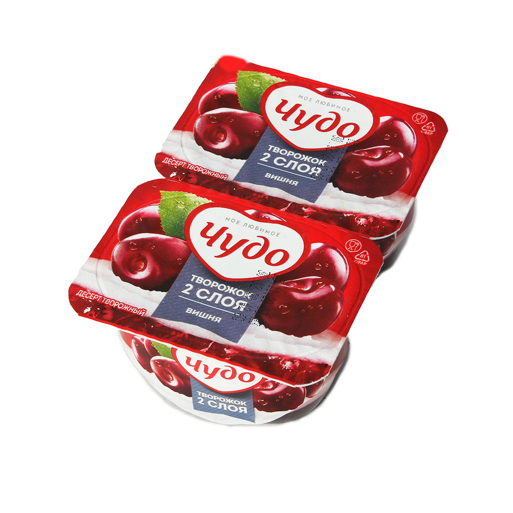 Десерт Творожный Чудо 100г 4,2 % вишня (8шт)