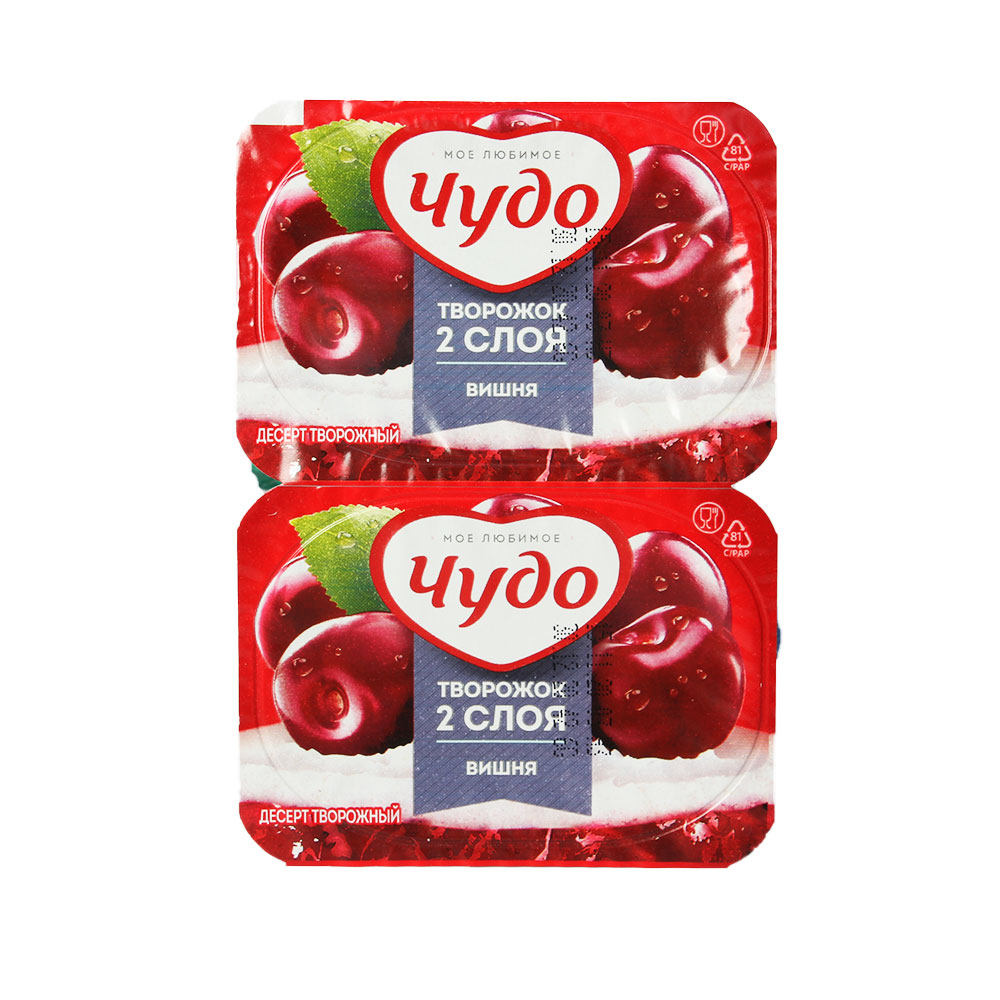 Десерт Творожный Чудо 100г 4,2 % вишня (8шт)
