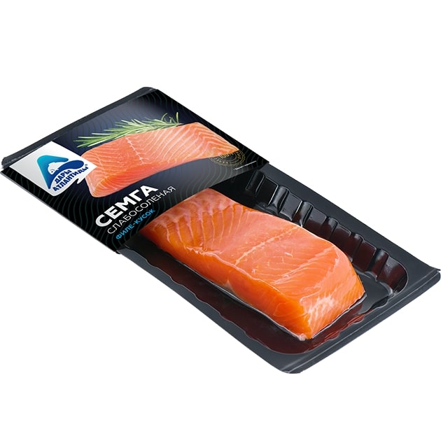 Семга филе-кусок, с/с, "Дары Атлантиды"MV, 150 гр.,  1/4