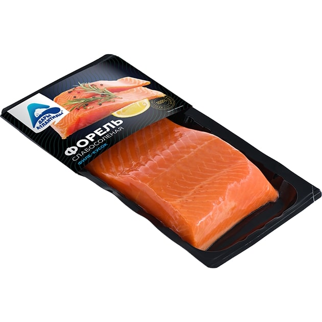 Форель филе-кусок, с/с, "Дары Атлантиды" MV, 300 гр.,  1/4