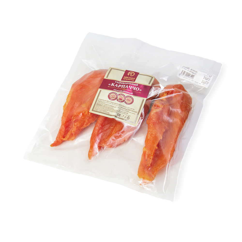 Карпаччо из курицы с/к охл. ТМ «Мясная грамота» 20%