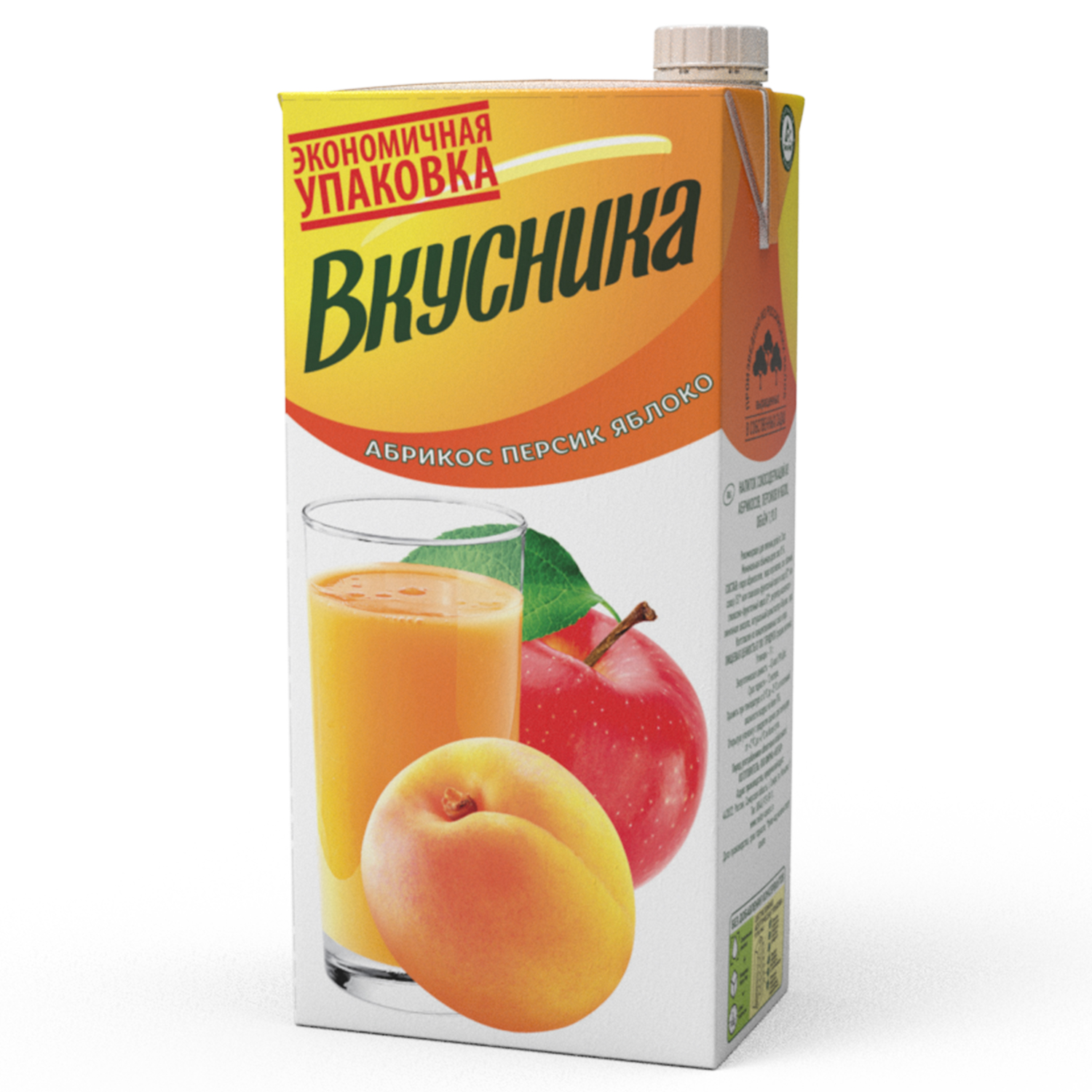 Напиток Абрикос-персик-яблоко  1,93 л 6 шт Вкусника КУПИНО