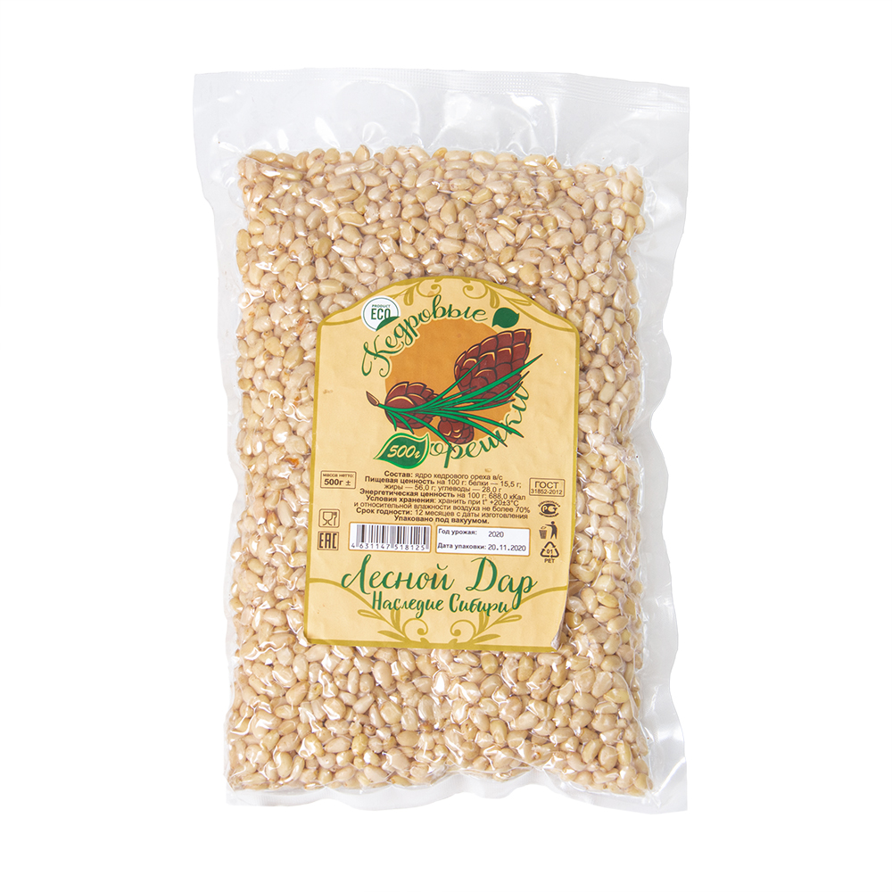 Кедровый орех фас. 500г