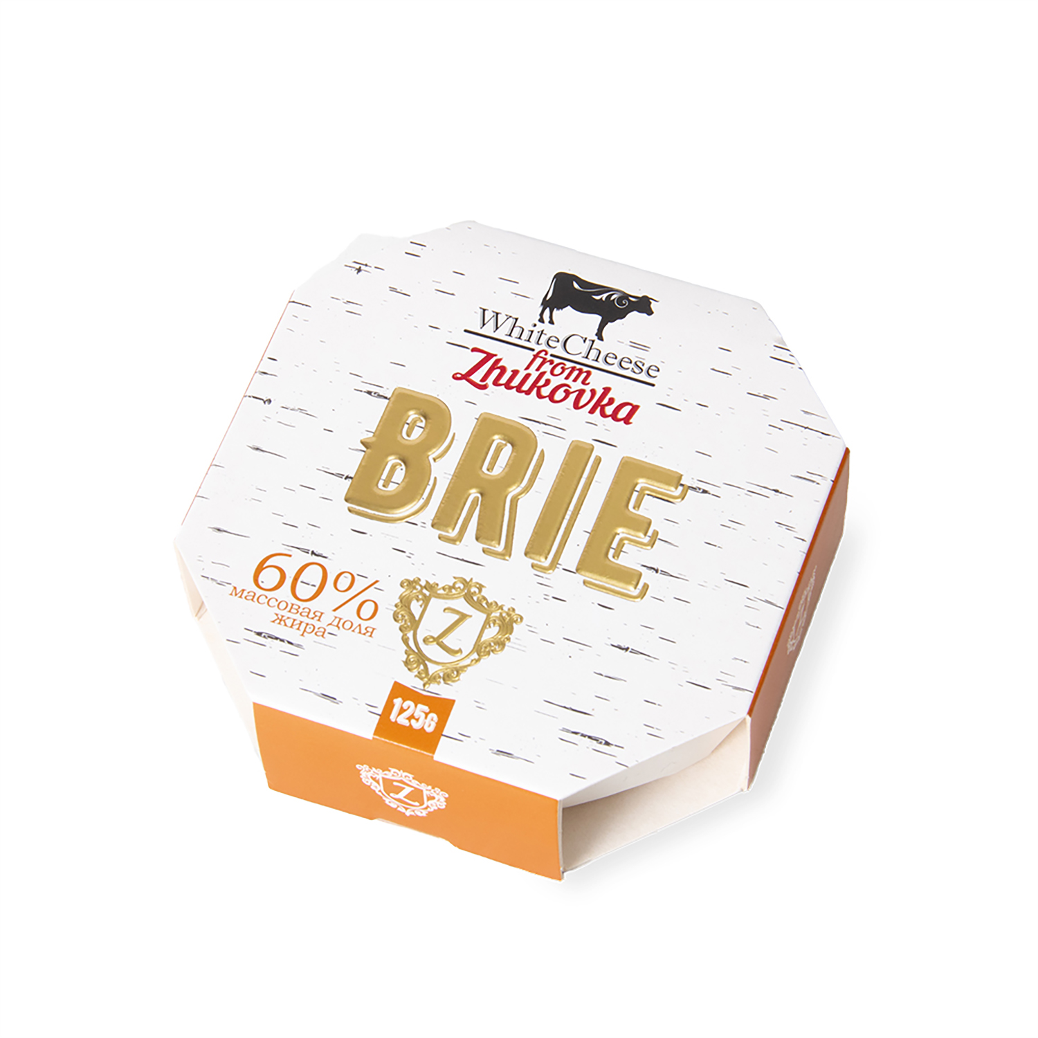 Сыр White Cheese from Zhukovka Бри 60% картон 125 гр
