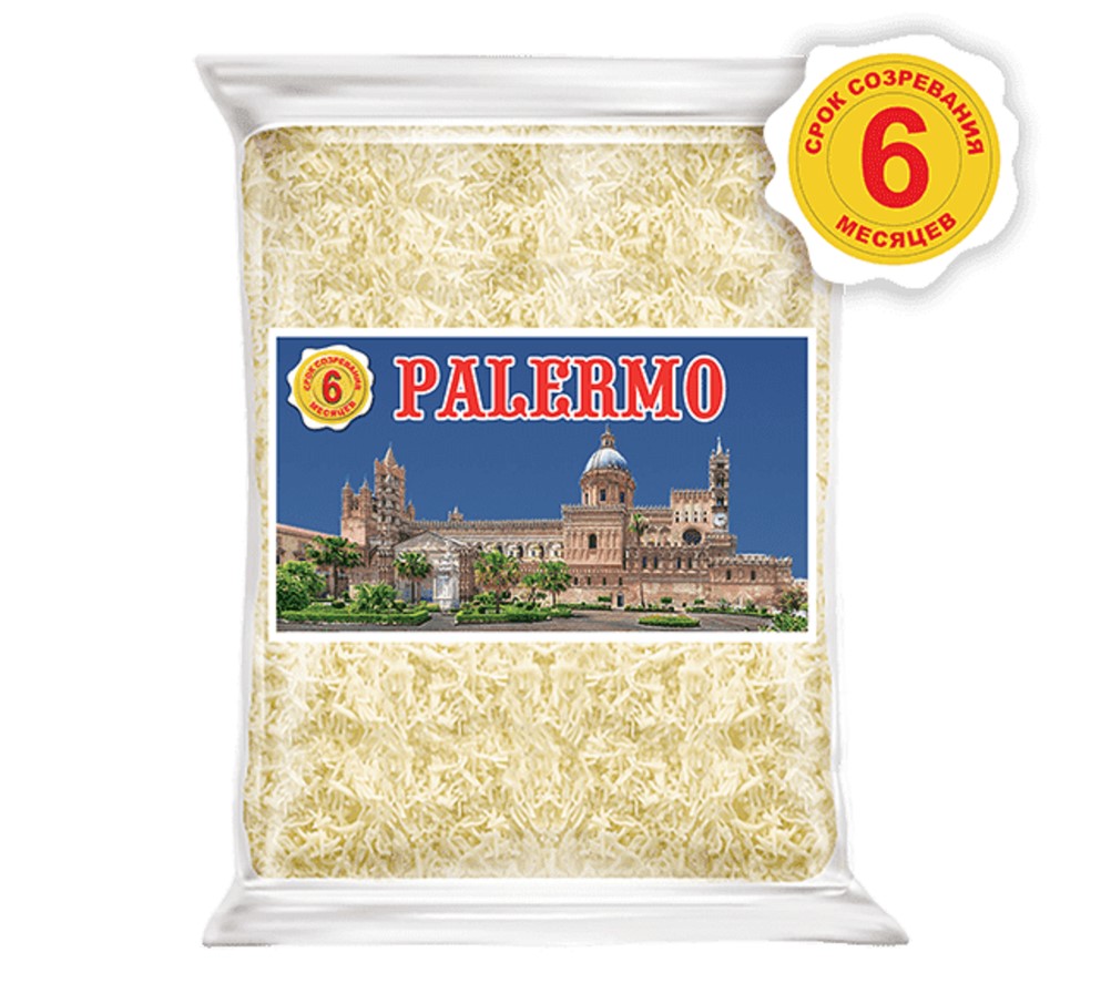 Сыр твердый «Palermo» тертый 40% 180 гр