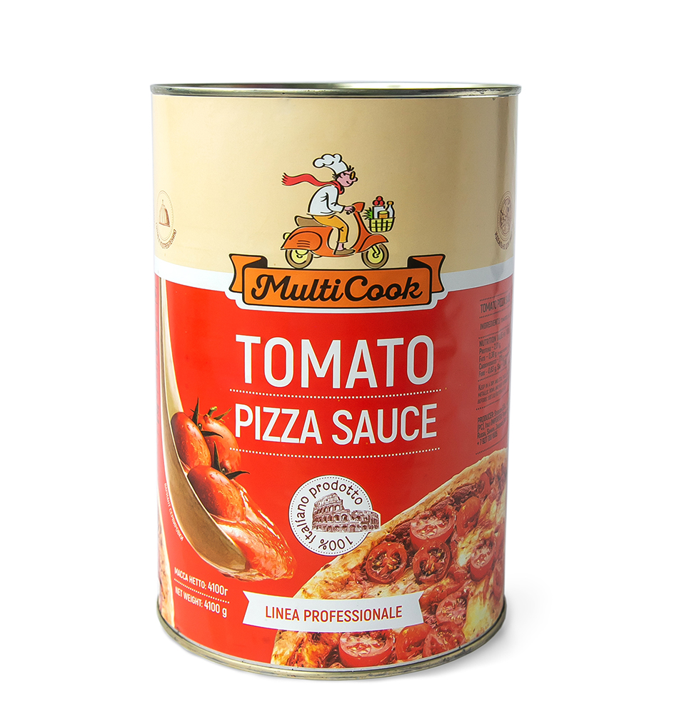 Пицца-соус классический Multicook, ж/б, 4,1 кг, Steriltom, Италия