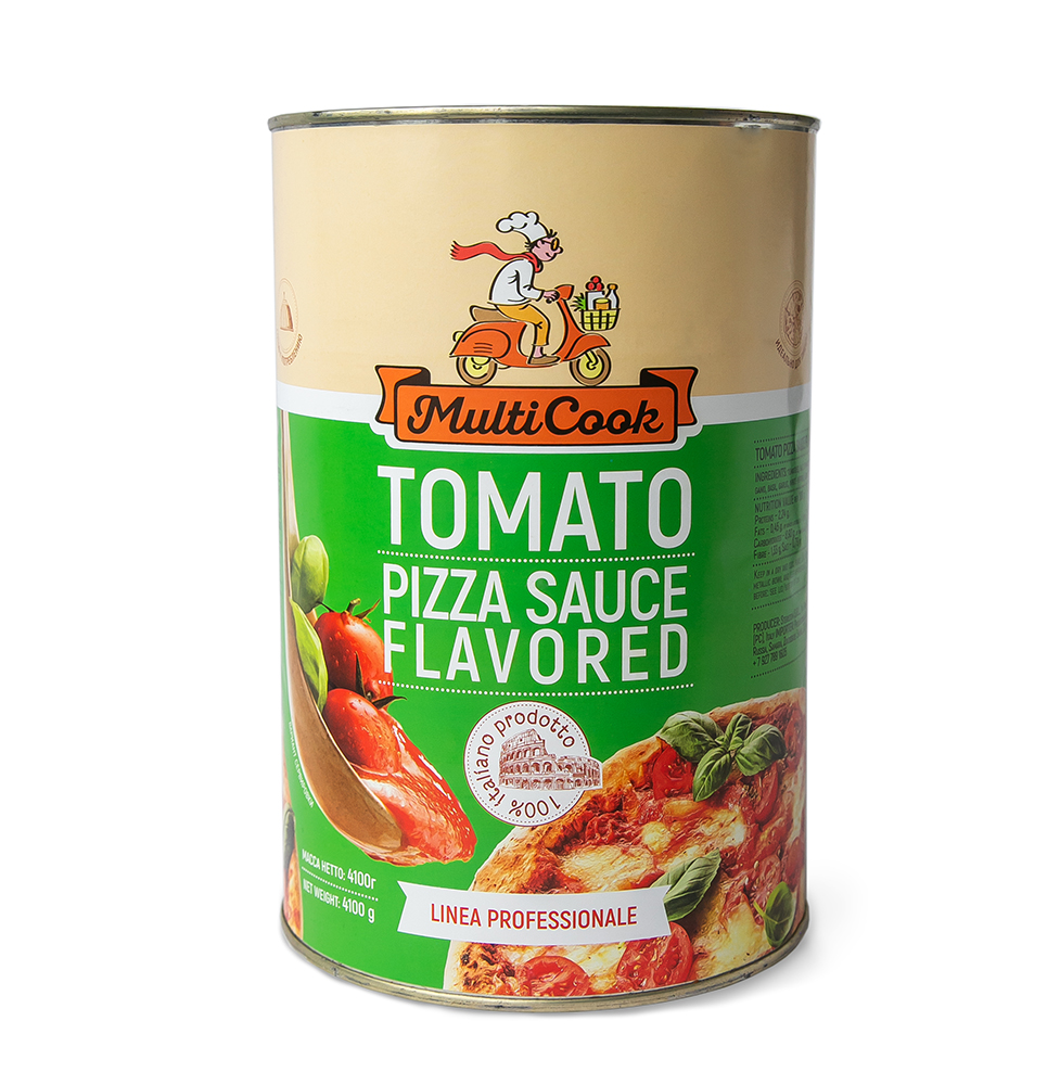 Пицца-соус со специями Multicook,, ж/б 4,1 кг, Steriltom, Италия