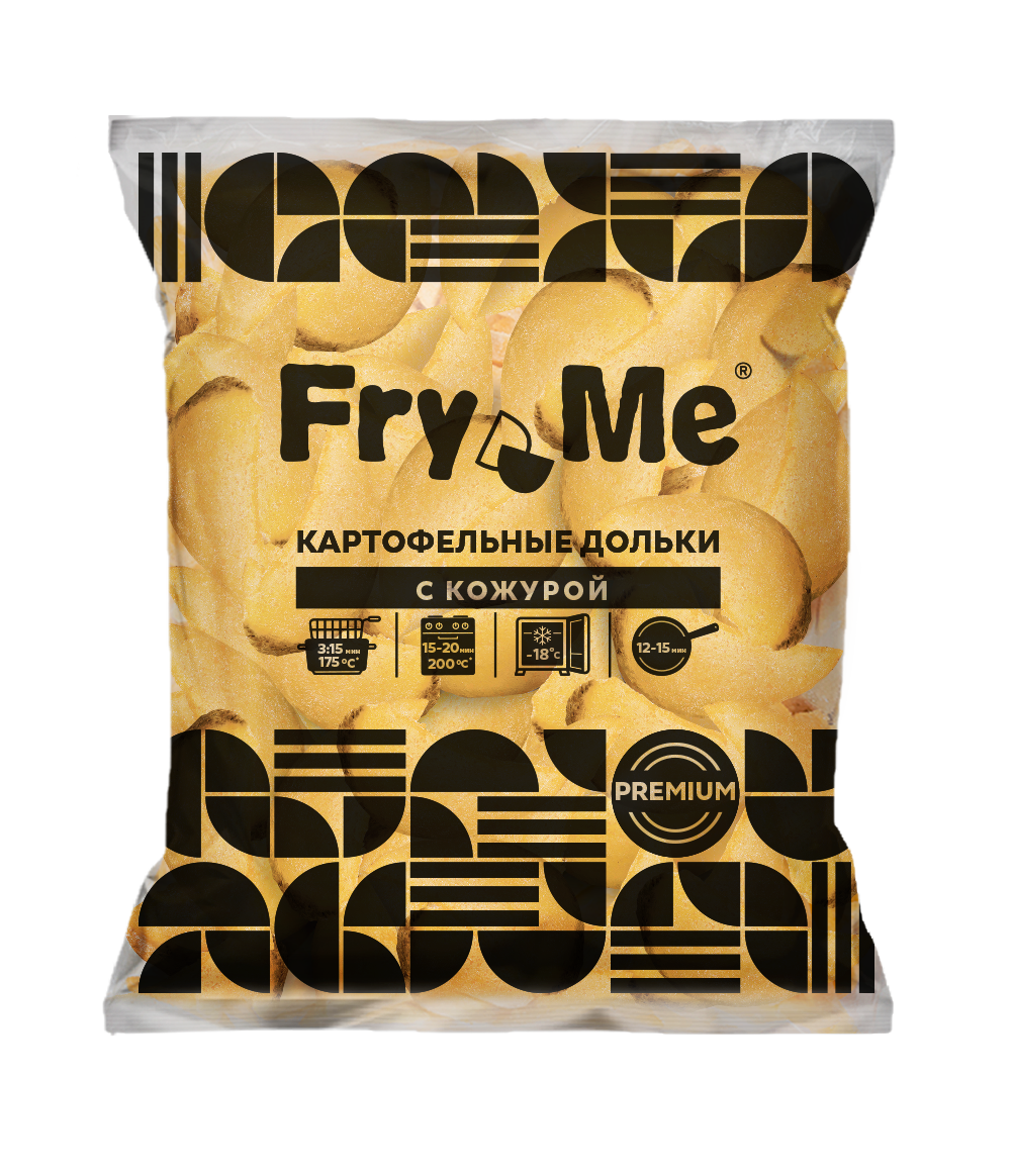 Картофельные дольки Fry Me W12 с кожурой 5 шт/кор 2,5кг