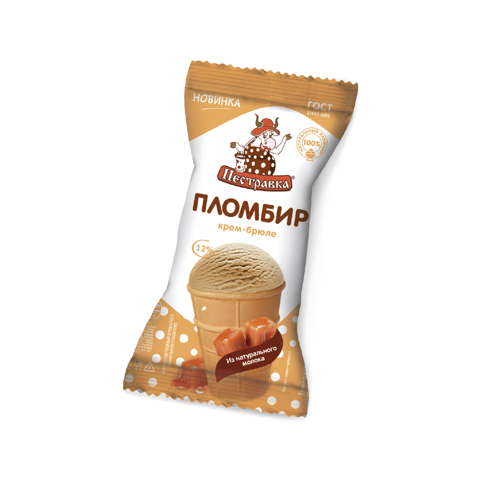 Мороженое ПЕСТРАВКА стакан кр-бр 24*100г (С44)