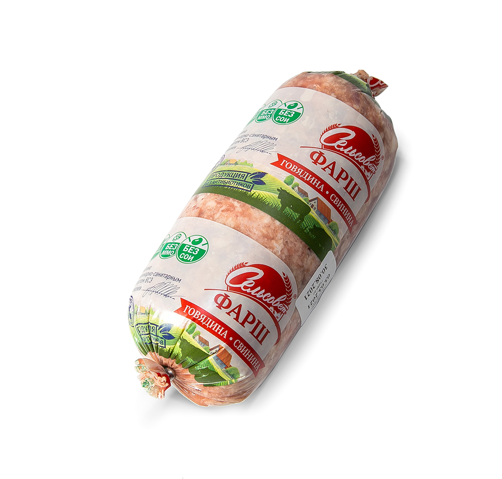 Фарш из говядины и свинины зам. 500 гр. Сельсовет