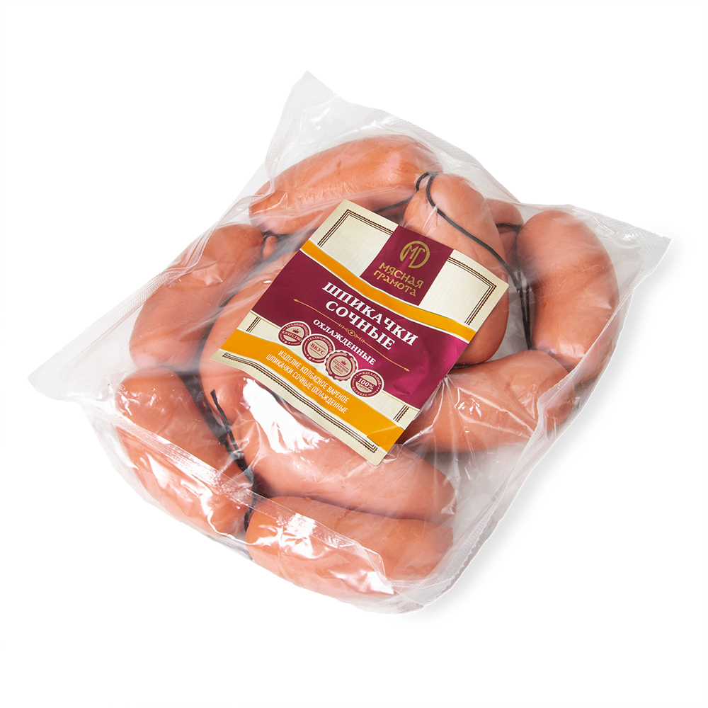 Шпикачки Мясная грамота Сочные (большой пакет) вес