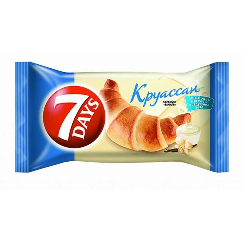 Круассаны миди 7DAYS крем ваниль 20х65г