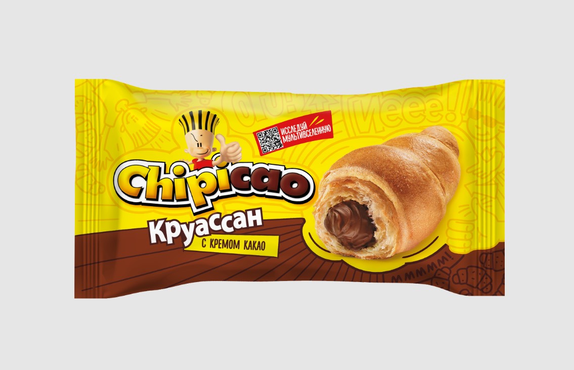 Круассаны Чипикао крем какао 20х60г