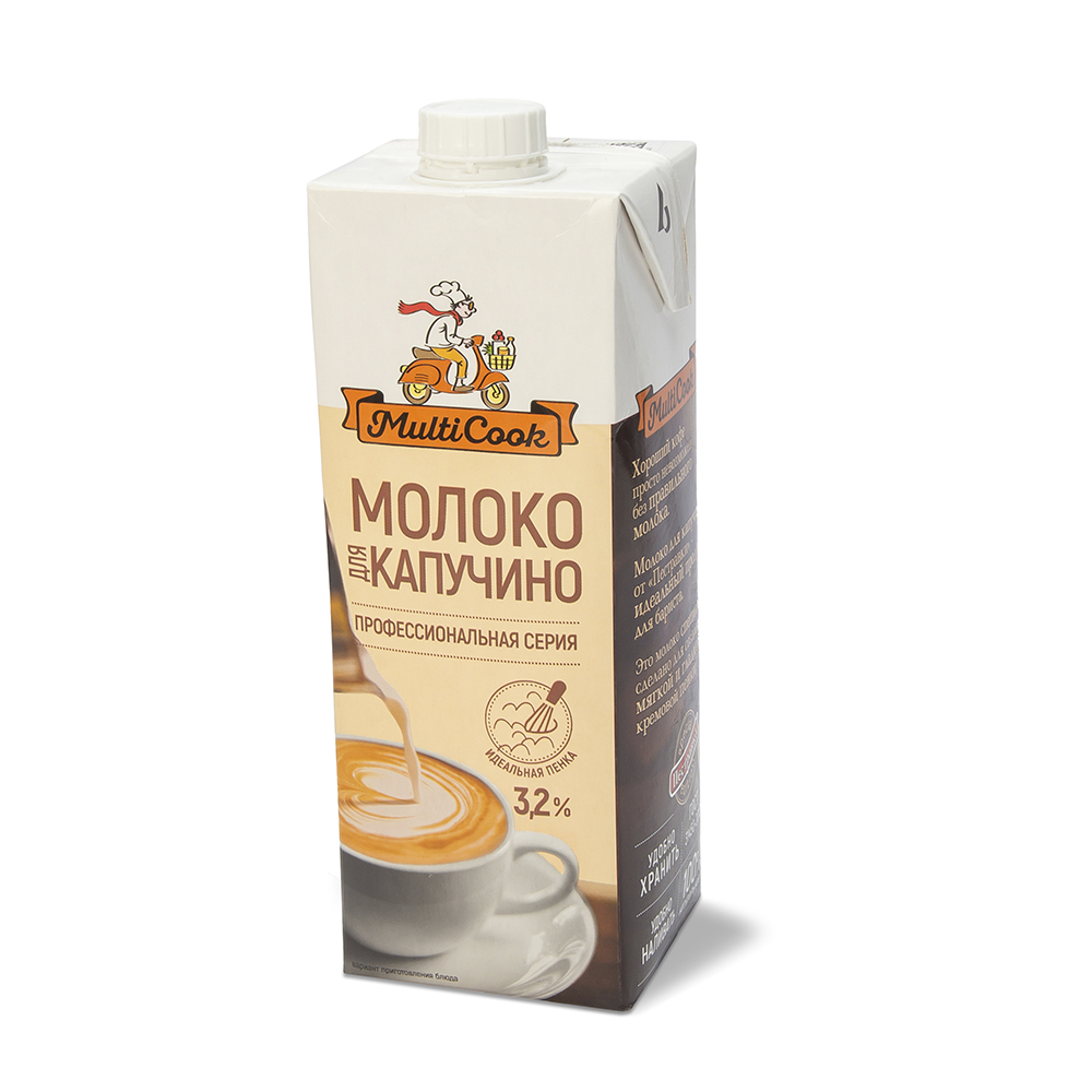 Молоко для капучино 3,2% 1л MultiCook ТБА