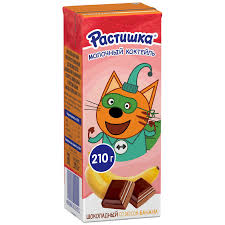 РАСТИШКА МОЛОЧНЫЙ КОКТЕЙЛЬ ШОКОЛАДНЫЙ БАНАН ТВАS 210г (18)