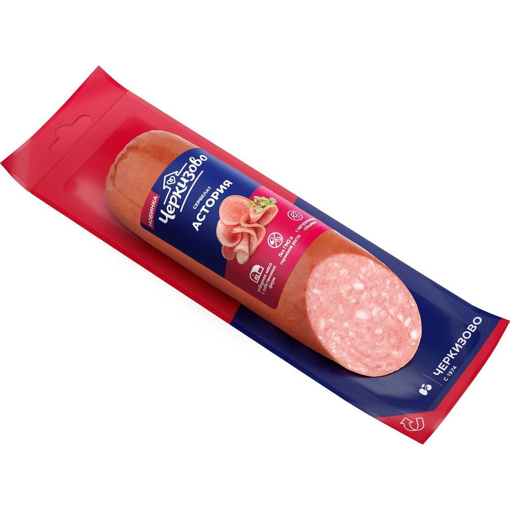 Колбаса в/к Черкизово Сервелат Астория срез 0,3 кг