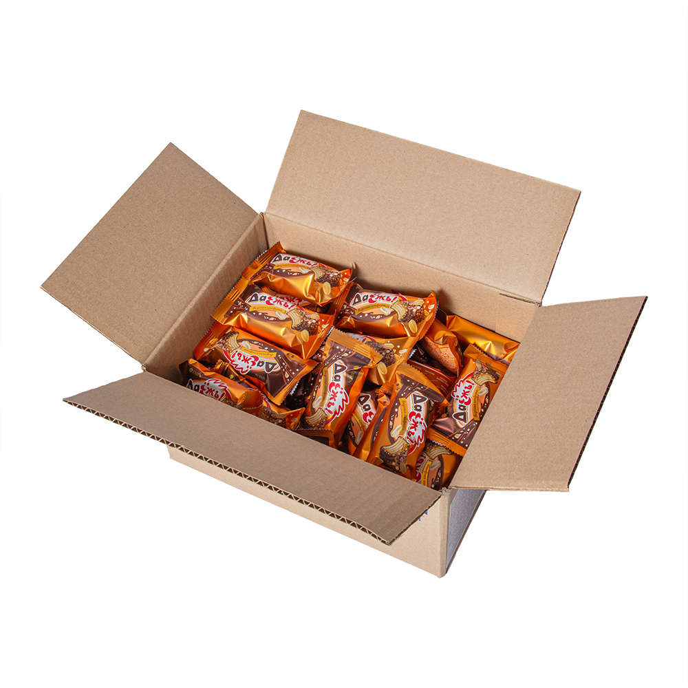 Конфеты ЭССЕН ДаЁжъ карамель-арахис-криспи кор. 1,5кг