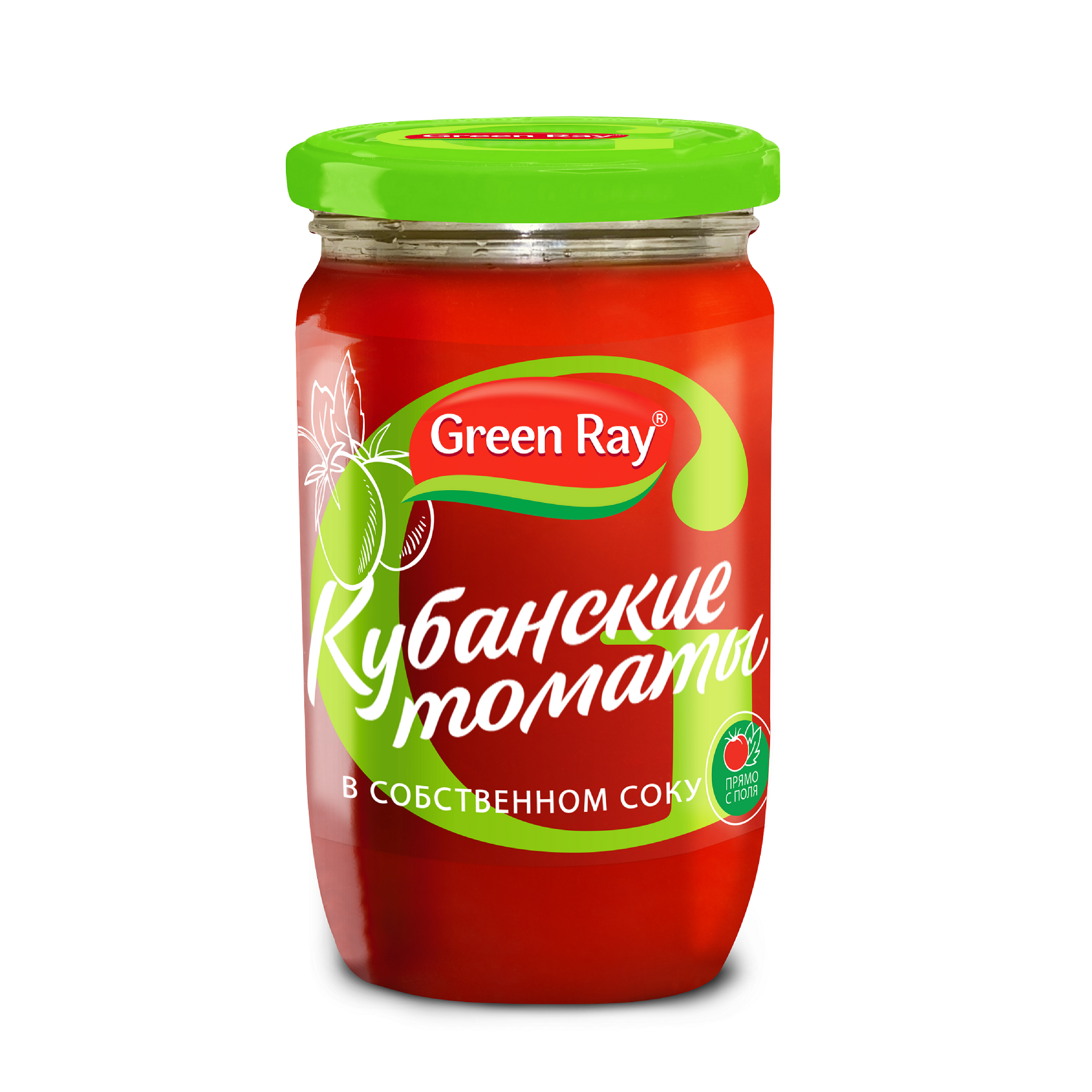 Томаты Green Ray в собственном соку 720 мл * 8