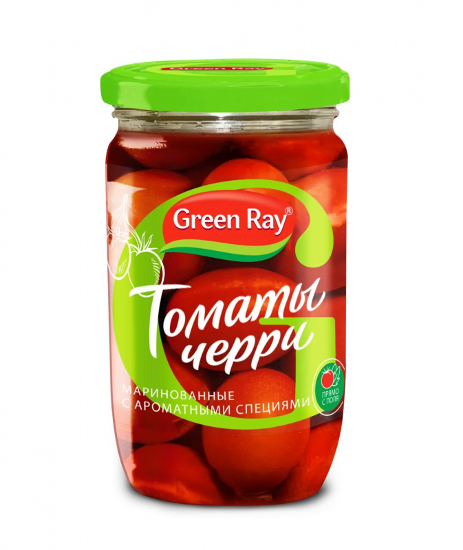 Томаты Green Ray черри маринованные 720гр * 8