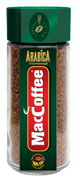 Кофе MacCoffeе ARABICA натур.раствор.субл. ст/б 100г*12шт