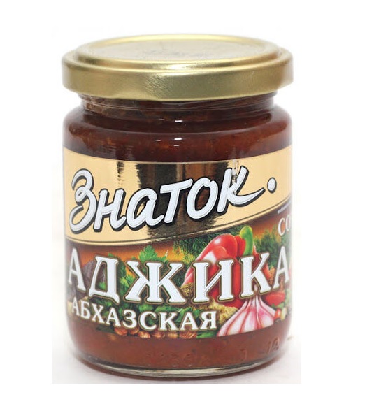 Аджика Абхазская ЗНАТОК 170гр/12 стекло