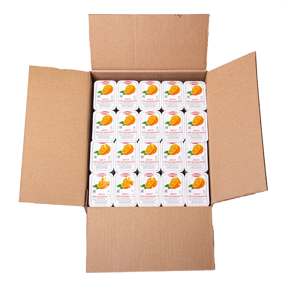 Джем апельсиновый порционный 20гр *140шт (отгружать коробками)