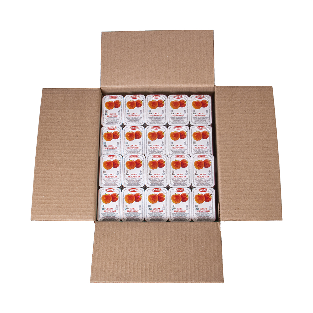 Джем яблочный порционный 20гр *140шт (отгружать коробками)