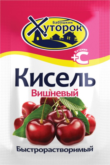 БАБУШКИН ХУТОРОК Кисель Вишня 30г *50 саше-пакет