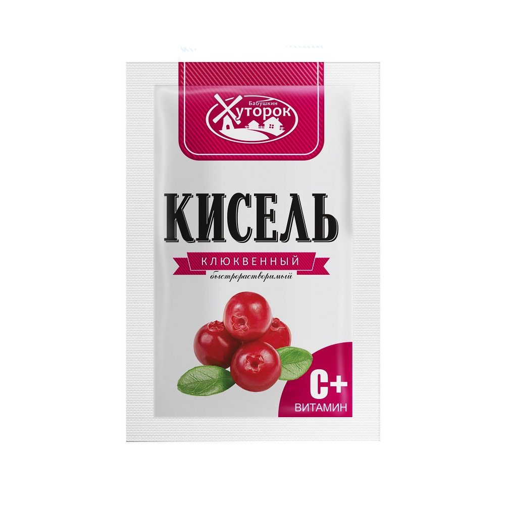 БАБУШКИН ХУТОРОК Кисель Вишня 30г *50 саше-пакет
