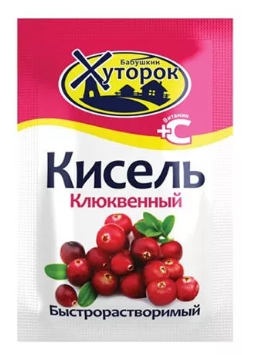 БАБУШКИН ХУТОРОК Кисель Клюква 30г *50 саше-пакет