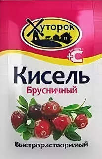 БАБУШКИН ХУТОРОК Кисель Брусника 30г *50 саше-пакет