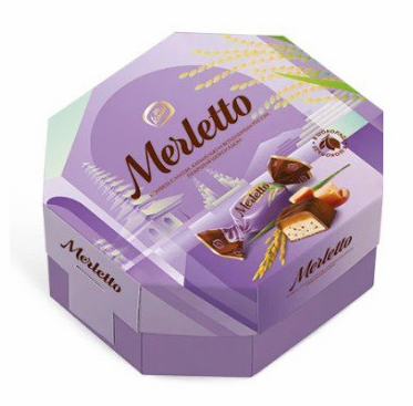 Конти Merletto с воздушным рисом150г*18