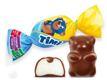 Конфеты Конти Тими сливки 4*1 кг.