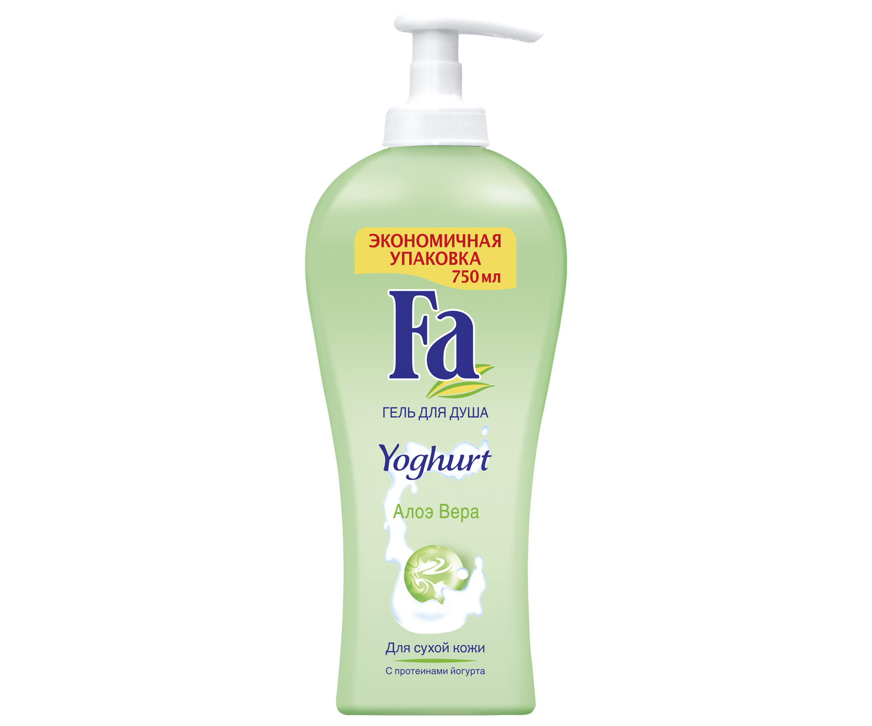 !FA Гель для душа Yoghurt Алоэ Вера 750мл *6