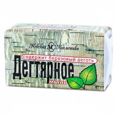НЕВСКАЯ КОСМЕТИКА Мыло Дегтярное 140г* 48