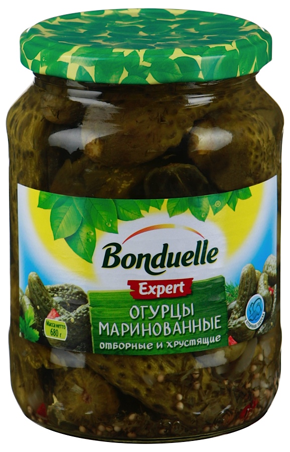 Огурцы Бондюэль  маринованные 720мл