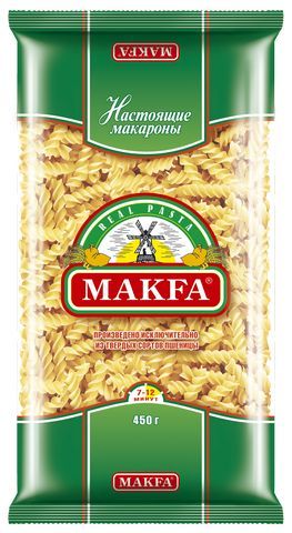 Макаронные изделия Макфа Спирали 400г