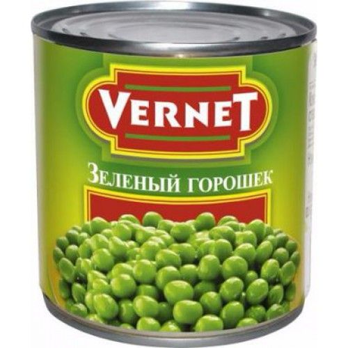 Горошек зеленый Вернет 425мл