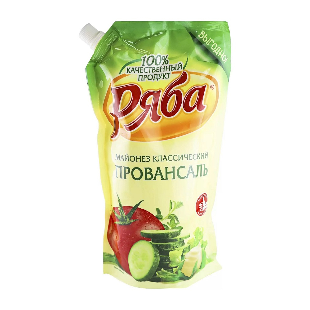Майонез Ряба Классический Провансаль 50,5% 1кг *12