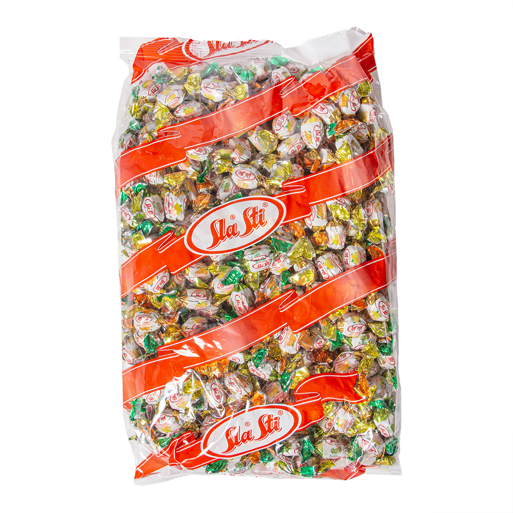 Мини-карамель Sla Sti с начинкой Микс 1кг