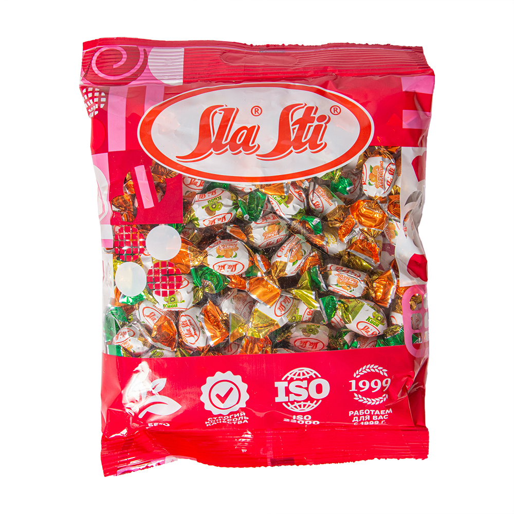 Карамель Sla Sti Капля лета с фруктовой начинкой Микс 250г