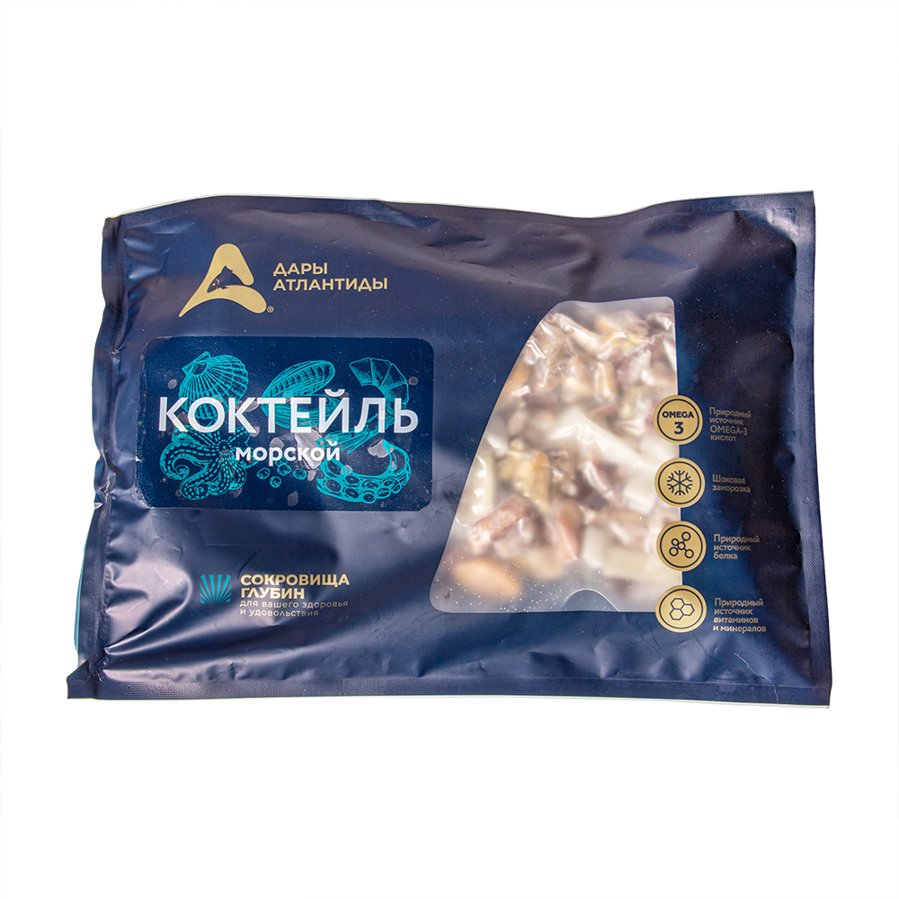 Морской коктейль Дары Атлантиды 0,5 кг /16 шт